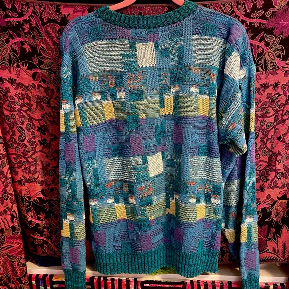 COLORFUL VINTAGE SWEATER - Picture 4 of 5